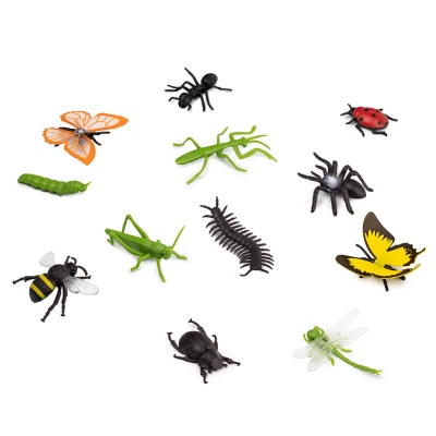 Набор мини фигурок Насекомые Пауки Wildlife 12 штук Konik AMW2143 1